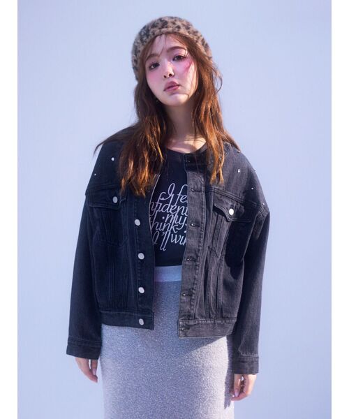 CALNAMUR（カルナムール）の「フロントメッセージTシャツ（Tシャツ/カットソー・レディース・ブラウン/ホワイト/ダークグレー・FREE）」の19枚目の写真