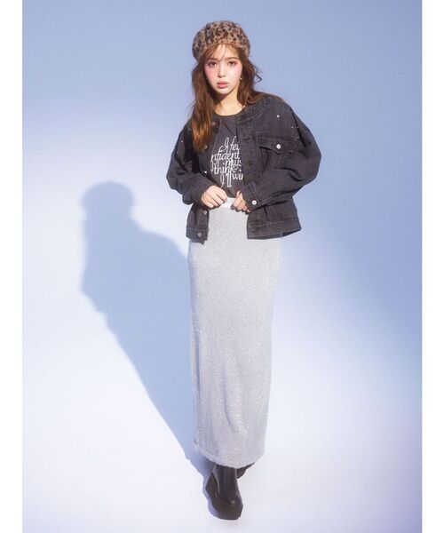 CALNAMUR（カルナムール）の「フロントメッセージTシャツ（Tシャツ/カットソー・レディース・ブラウン/ホワイト/ダークグレー・FREE）」の20枚目の写真