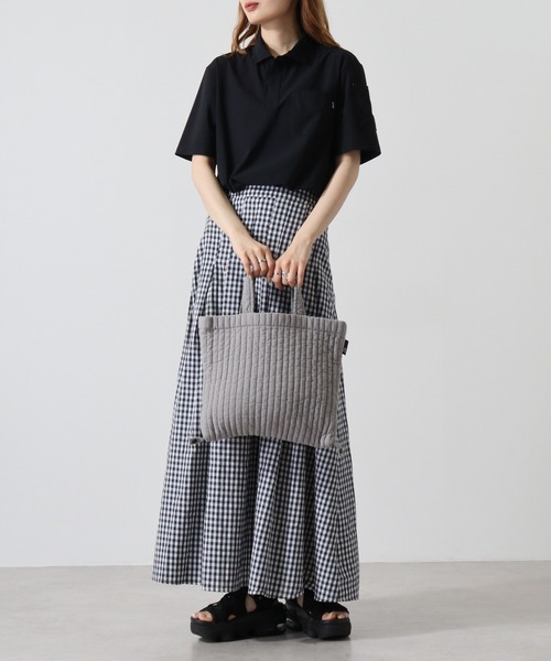 ROOTOTE(ルートート)の「ルートート キルティングトートBAG(トートバッグ・レディース・ピンク/サンドベージュ/スミクロ/ライトパープル/アッシュグレー/セージグリーン・F)」の19枚目の写真