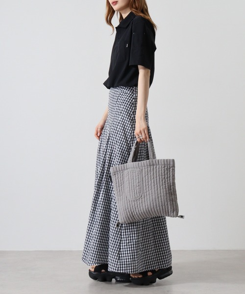 ROOTOTE(ルートート)の「ルートート キルティングトートBAG(トートバッグ・レディース・ピンク/サンドベージュ/スミクロ/ライトパープル/アッシュグレー/セージグリーン・F)」の20枚目の写真