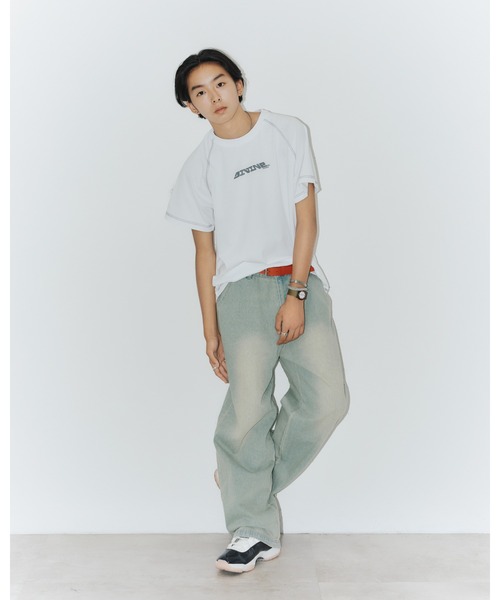 FCMM(エフシーエムエム)の「【UNISEX】STITCH LINE TEE/ステッチラインT(Tシャツ/カットソー・メンズ・ブラック/ホワイト/ネイビー・MEDIUM/LARGE)」の4枚目の写真