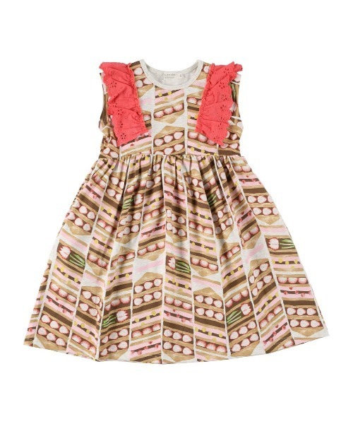 セール】スイーツ柄ワンピース（ワンピース）｜la poche biscuit（ラ  