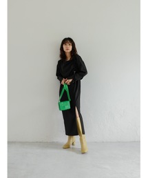 layered drawstring onepiece