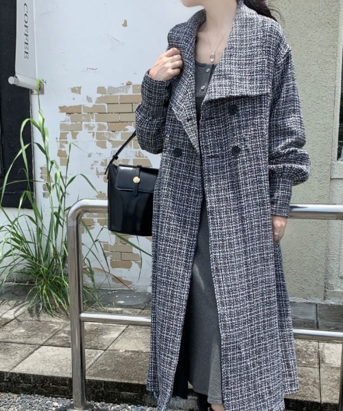 ABITOKYO（アビトーキョー）の「2024AW新作 ツイードボリュウーム袖