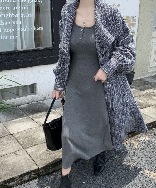 ABITOKYO（アビトーキョー）の「2024AW新作 ツイードボリュウーム袖