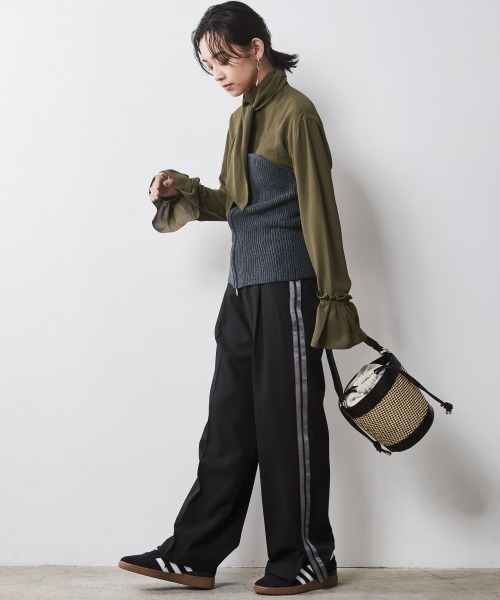 CHIC STYLE（シックスタイル）の「 フリルカフス付ボウタイ