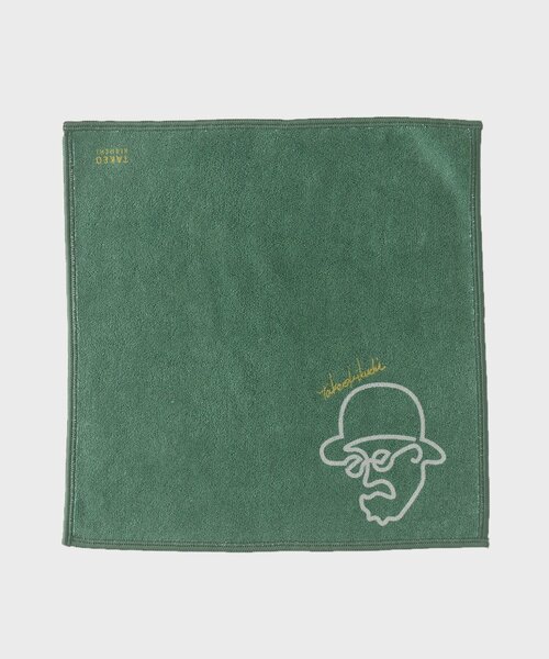 TAKEO KIKUCHI（タケオキクチ）の「ラインアートプリントフォンカチ（ハンカチ/ハンドタオル・メンズ・ダークブラウン/ブラック/ボルドー/モスグリーン/ブルー系その他/グレー・00）」の5枚目の写真