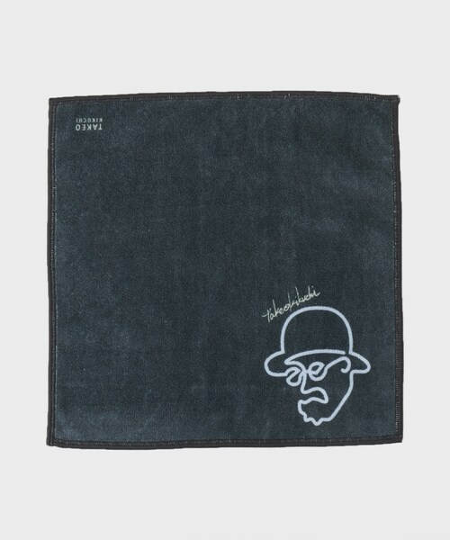 TAKEO KIKUCHI（タケオキクチ）の「ラインアートプリントフォンカチ（ハンカチ/ハンドタオル・メンズ・ダークブラウン/ブラック/ボルドー/モスグリーン/ブルー系その他/グレー・00）」の11枚目の写真