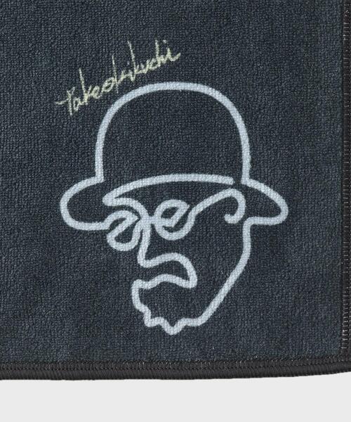 TAKEO KIKUCHI（タケオキクチ）の「ラインアートプリントフォンカチ（ハンカチ/ハンドタオル・メンズ・ダークブラウン/ブラック/ボルドー/モスグリーン/ブルー系その他/グレー・00）」の9枚目の写真