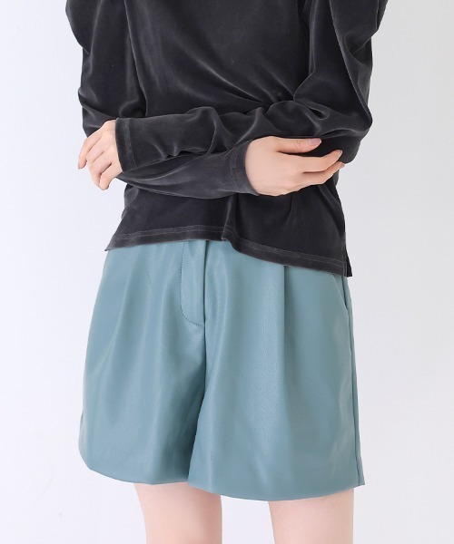 レザーショートパンツ（その他パンツ）｜DONOBAN（ドノバン）の