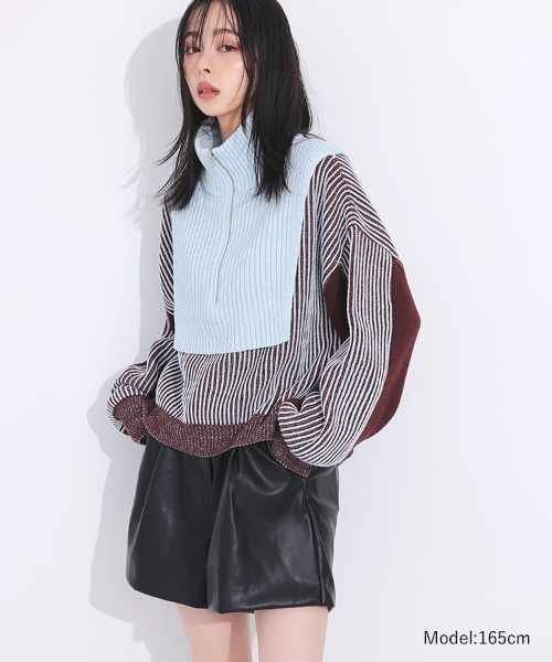 DONOBAN（ドノバン）の「レザーショートパンツ（その他パンツ・レディース・ブルー/ブラック/ブラウン・ONE）」の5枚目の写真