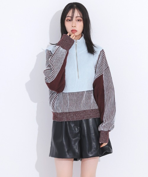 DONOBAN（ドノバン）の「レザーショートパンツ（その他パンツ・レディース・ブルー/ブラック/ブラウン・ONE）」の6枚目の写真
