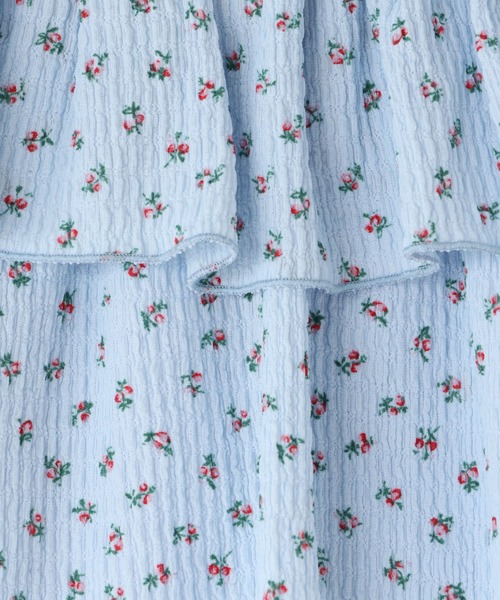 LOWRYS FARM(ローリーズファーム)の「フラワーカットスカート 145414(スカート・キッズ・ブルー/ホワイト・110cm/120cm/130cm/140cm/150cm)」の15枚目の写真