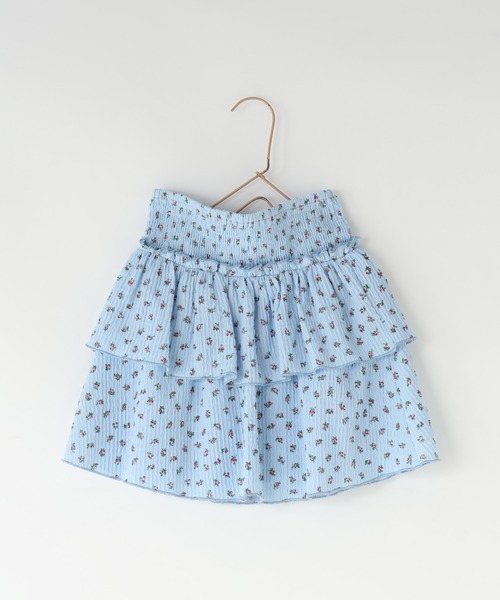 LOWRYS FARM(ローリーズファーム)の「フラワーカットスカート 145414(スカート・キッズ・ブルー/ホワイト・110cm/120cm/130cm/140cm/150cm)」の14枚目の写真