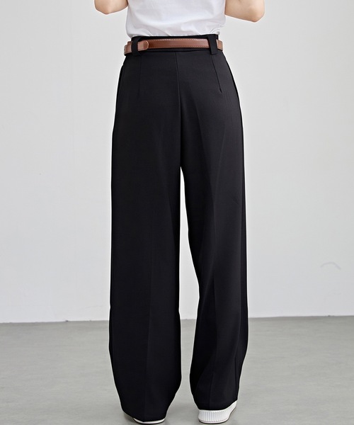 DELINE ハイウエストルーズフィットスラックス DELINE ハイウエストルーズフィットスラックス パンツ - パンツ