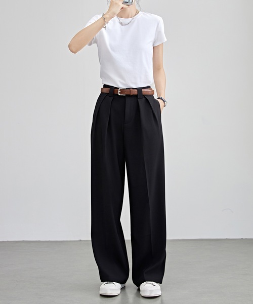 【PRADA】ハイウエスト ストレートレッグ パンツ関税込み SALE 065 PRADA(プラダ) パンツ(レディース) - 海外通販のBUYMA