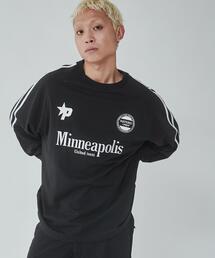 WEGO | WEGO/【24年秋冬新作】ラインゲームロゴT(Tシャツ/カットソー)