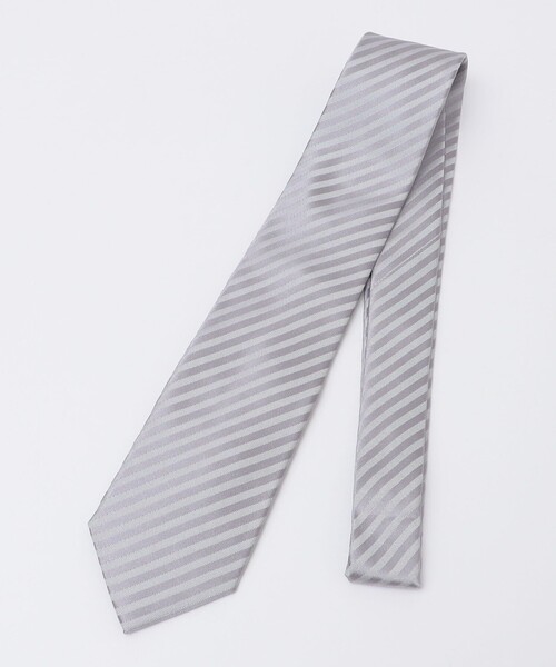 SHIPS Colors:シルバー ストライプ タイ 2◇（ネクタイ）｜SHIPS
