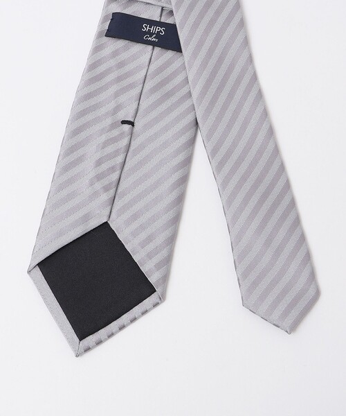 SHIPS Colors:シルバー ストライプ タイ 2◇（ネクタイ）｜SHIPS