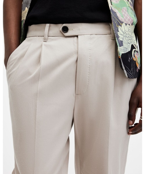 ALLSAINTS(オールセインツ)の「TALLIS SLIM FIT CROPPED TAPERED TROUSERS | TALLIS スリムフィット クロップド テーパード トラウザー(その他パンツ・メンズ・ベージュ系その他・28/30/31/32/33)」の3枚目の写真