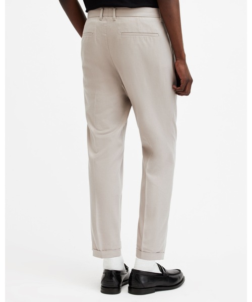 ALLSAINTS(オールセインツ)の「TALLIS SLIM FIT CROPPED TAPERED TROUSERS | TALLIS スリムフィット クロップド テーパード トラウザー(その他パンツ・メンズ・ベージュ系その他・28/30/31/32/33)」の4枚目の写真
