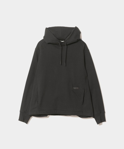 beautiful people(ビューティフルピープル)の「suvin compact sweat structural parka(パーカー・レディース・ベージュ/ブラック・38/36)」の2枚目の写真