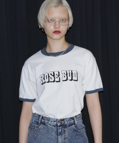 (SANFRANCISCO.NNECT.)RB RINGER Tシャツ（Tシャツ/カットソー）｜ROSE BUD（ローズバッド）