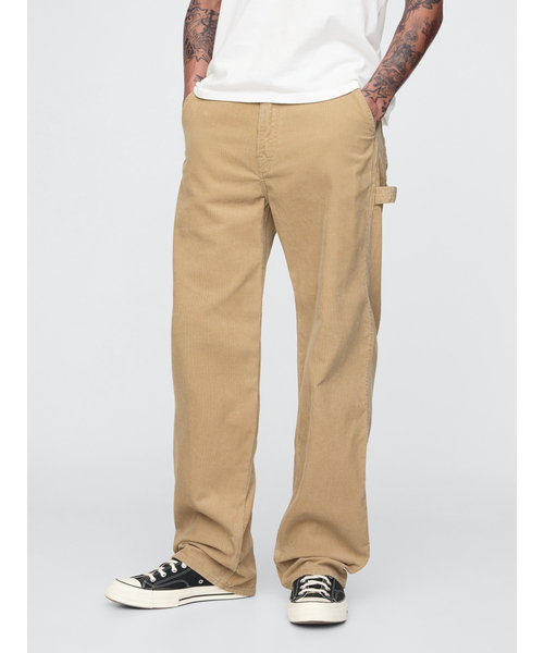 GAP(ギャップ)の「'90s ルーズフィット コーデュロイカーペンターパンツ(その他パンツ・メンズ・ベージュ・36W 32L/34W 32L/33W 32L/32W 32L/32W 30L/31W 32L/31W 30L/30W 30L/29W 30L/28W 30L)」の3枚目の写真