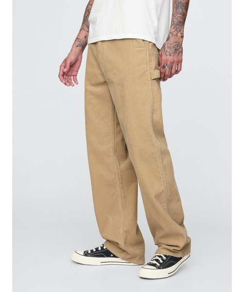 GAP(ギャップ)の「'90s ルーズフィット コーデュロイカーペンターパンツ(その他パンツ・メンズ・ベージュ・36W 32L/34W 32L/33W 32L/32W 32L/32W 30L/31W 32L/31W 30L/30W 30L/29W 30L/28W 30L)」の4枚目の写真