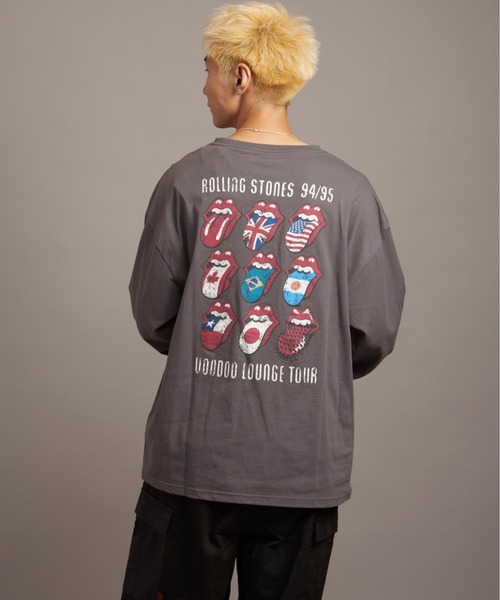 JACKROSE（ジャックローズ）の「B-TRS 9 LIPS&TONGUE LS TEE（Tシャツ/カットソー・メンズ・ブラック/グレー・L/M）」の22枚目の写真