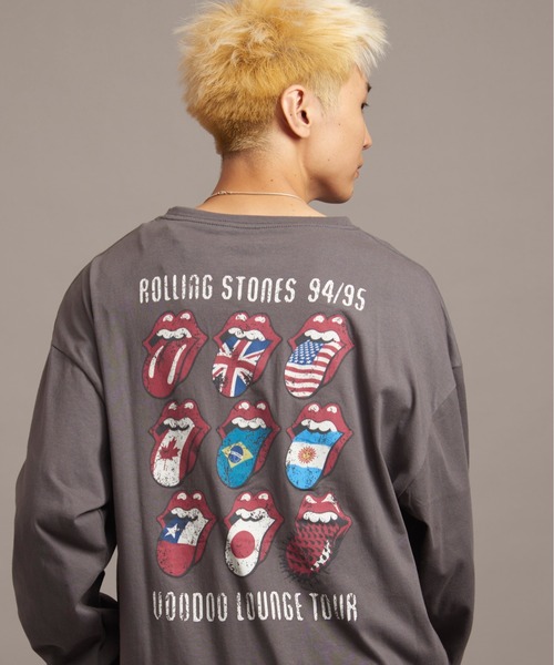 JACKROSE（ジャックローズ）の「B-TRS 9 LIPS&TONGUE LS TEE（Tシャツ/カットソー・メンズ・ブラック/グレー・L/M）」の20枚目の写真