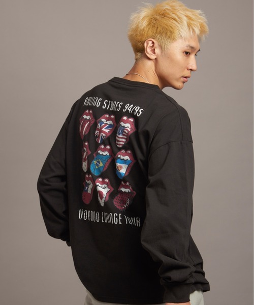 JACKROSE（ジャックローズ）の「B-TRS 9 LIPS&TONGUE LS TEE（Tシャツ/カットソー・メンズ・ブラック/グレー・L/M）」の7枚目の写真