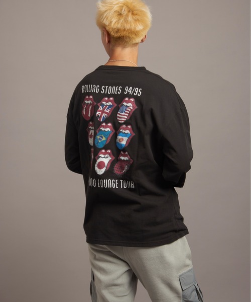 JACKROSE（ジャックローズ）の「B-TRS 9 LIPS&TONGUE LS TEE（Tシャツ/カットソー・メンズ・ブラック/グレー・L/M）」の10枚目の写真