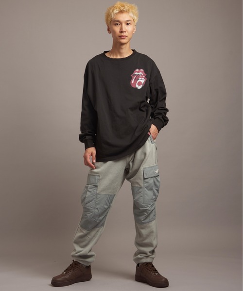 JACKROSE（ジャックローズ）の「B-TRS 9 LIPS&TONGUE LS TEE（Tシャツ/カットソー・メンズ・ブラック/グレー・L/M）」の11枚目の写真