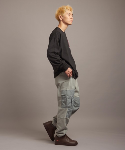 JACKROSE（ジャックローズ）の「B-TRS 9 LIPS&TONGUE LS TEE（Tシャツ/カットソー・メンズ・ブラック/グレー・L/M）」の16枚目の写真