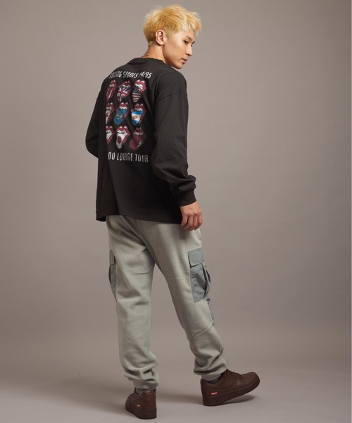 JACKROSE（ジャックローズ）の「B-TRS 9 LIPS&TONGUE LS TEE（Tシャツ/カットソー・メンズ・ブラック/グレー・L/M）」の19枚目の写真