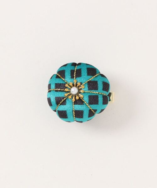 カヤ（カヤ）の「【カヤ】レトロふくれヘアクリップ（バレッタ/ヘアクリップ・レディース・イエロー/グリーン系その他/レッド・FREE）」の2枚目の写真