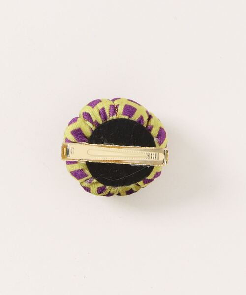 カヤ（カヤ）の「【カヤ】レトロふくれヘアクリップ（バレッタ/ヘアクリップ・レディース・イエロー/グリーン系その他/レッド・FREE）」の4枚目の写真