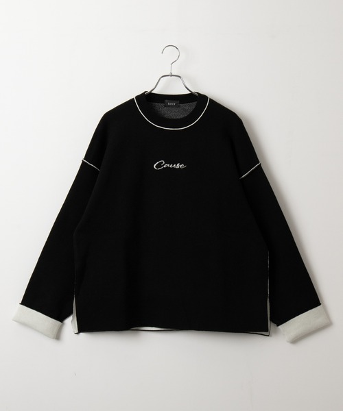 LUCY（ルーシー）の「LUCY/アウトリンキングニットプルオーバー（ニット/セーター・メンズ・ダークグレー/ブラック・MEDIUM/LARGE）」の18枚目の写真