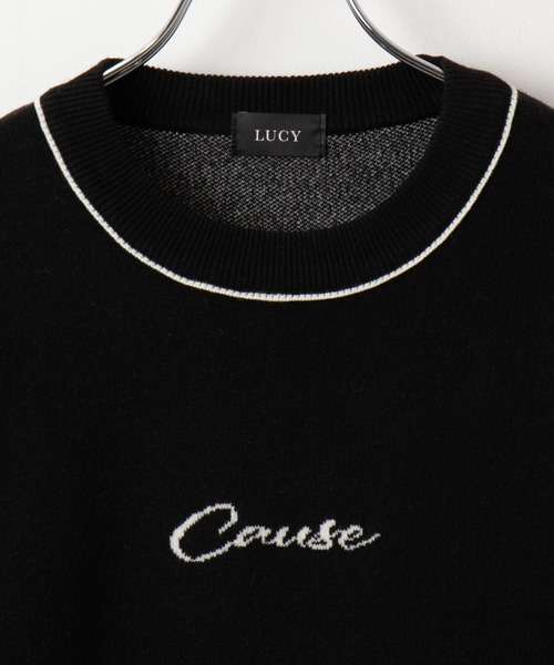 LUCY（ルーシー）の「LUCY/アウトリンキングニットプルオーバー（ニット/セーター・メンズ・ダークグレー/ブラック・MEDIUM/LARGE）」の20枚目の写真