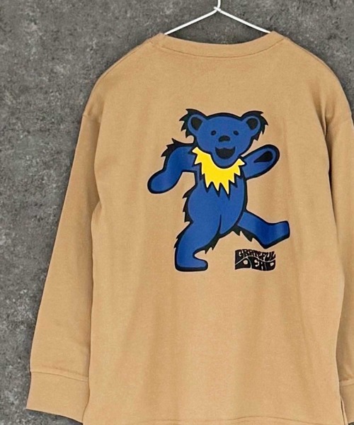 Grateful Dead(グレイトフルデッド)の「GRATEFUL DEAD グレイトフルデッド オーバーサイズ 長袖Tシャツ(Tシャツ/カットソー・キッズ・オフホワイト/杢グレー/ダークグリーン/ホワイト系/ブラック/チャコール/ベージュ/オレンジ/ホワイト系その他2/ブラック系その他/グリーン系その他/ネイビー/パープル/ホワイト系その他3/ベージュ系その他/グレー系その他・110cm/120cm/130cm/140cm/150cm/160cm)」の11枚目の写真