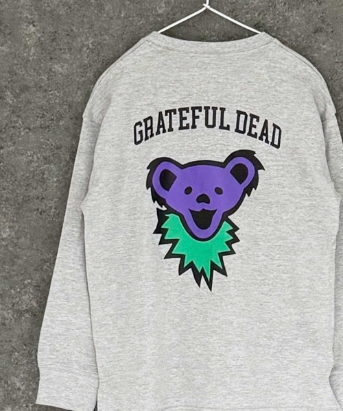 Grateful Dead(グレイトフルデッド)の「GRATEFUL DEAD グレイトフルデッド オーバーサイズ 長袖Tシャツ(Tシャツ/カットソー・キッズ・オフホワイト/杢グレー/ダークグリーン/ホワイト系/ブラック/チャコール/ベージュ/オレンジ/ホワイト系その他2/ブラック系その他/グリーン系その他/ネイビー/パープル/ホワイト系その他3/ベージュ系その他/グレー系その他・110cm/120cm/130cm/140cm/150cm/160cm)」の8枚目の写真