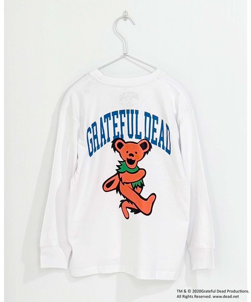 Grateful Dead(グレイトフルデッド)の「GRATEFUL DEAD グレイトフルデッド オーバーサイズ 長袖Tシャツ(Tシャツ/カットソー・キッズ・オフホワイト/杢グレー/ダークグリーン/ホワイト系/ブラック/チャコール/ベージュ/オレンジ/ホワイト系その他2/ブラック系その他/グリーン系その他/ネイビー/パープル/ホワイト系その他3/ベージュ系その他/グレー系その他・110cm/120cm/130cm/140cm/150cm/160cm)」の17枚目の写真