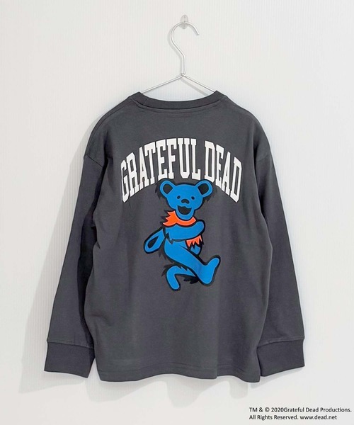 Grateful Dead(グレイトフルデッド)の「GRATEFUL DEAD グレイトフルデッド オーバーサイズ 長袖Tシャツ(Tシャツ/カットソー・キッズ・オフホワイト/杢グレー/ダークグリーン/ホワイト系/ブラック/チャコール/ベージュ/オレンジ/ホワイト系その他2/ブラック系その他/グリーン系その他/ネイビー/パープル/ホワイト系その他3/ベージュ系その他/グレー系その他・110cm/120cm/130cm/140cm/150cm/160cm)」の20枚目の写真