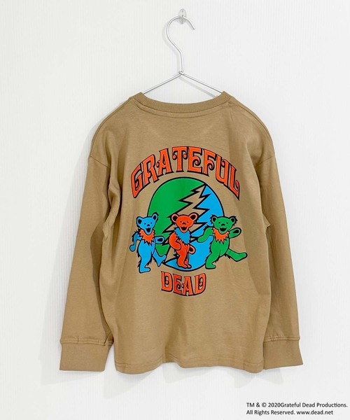 Grateful Dead(グレイトフルデッド)の「GRATEFUL DEAD グレイトフルデッド オーバーサイズ 長袖Tシャツ(Tシャツ/カットソー・キッズ・オフホワイト/杢グレー/ダークグリーン/ホワイト系/ブラック/チャコール/ベージュ/オレンジ/ホワイト系その他2/ブラック系その他/グリーン系その他/ネイビー/パープル/ホワイト系その他3/ベージュ系その他/グレー系その他・110cm/120cm/130cm/140cm/150cm/160cm)」の21枚目の写真