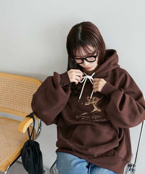 パープル フードパーカー ロゴ刺繍LL 楽天市場】パーカー ブランド（カラーパープル）（パーカー