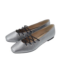 ・souvenirvelle　レースアップパンプス