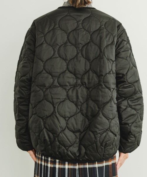 ITEMS URBANRESEARCH（アイテムズ アーバンリサーチ）の「瓢箪キルト中綿ブルゾン（ブルゾン・レディース・ベージュ系その他/カーキ/ブラック・FREE）」の19枚目の写真