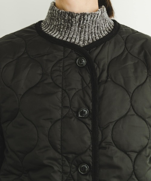ITEMS URBANRESEARCH（アイテムズ アーバンリサーチ）の「瓢箪キルト中綿ブルゾン（ブルゾン・レディース・ベージュ系その他/カーキ/ブラック・FREE）」の21枚目の写真