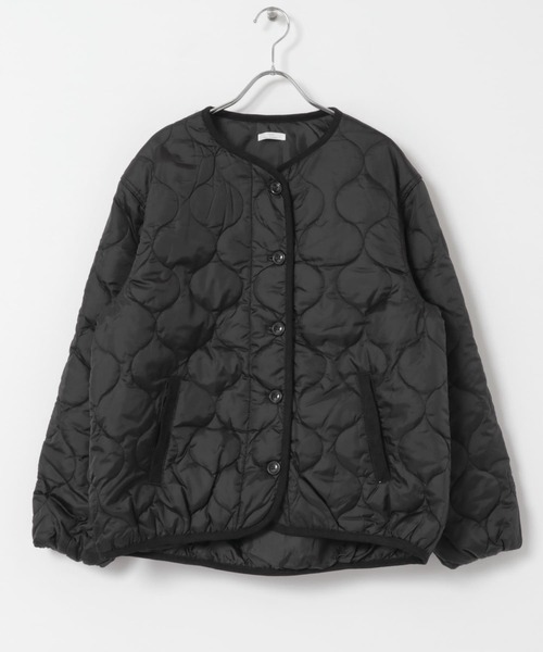 ITEMS URBANRESEARCH（アイテムズ アーバンリサーチ）の「瓢箪キルト中綿ブルゾン（ブルゾン・レディース・ベージュ系その他/カーキ/ブラック・FREE）」の22枚目の写真